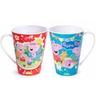 2 Xícaras Plástica Copo da Peppa 360ml Livre BPA Original