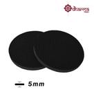2 Yoga Pads Black proteção de Joelho/Cotovelo Portátil