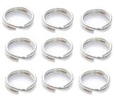 20 Argolas 2 em aço inox para isca artificial 5,50 mm x 1,00 mm
