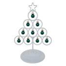 20 Árvore Claus Delicada Atacadista de 30 cm Branco Verniz.