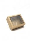 20 Caixas com visor para Kit de Cosméticos 19x15x6cm Cor:Kraft