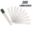 20 Caixas De Lamina Larga Para Estilete 18mm X 0,37mm - 200 Peças