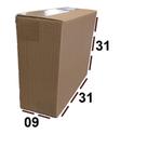 20 Caixas de Papelão 31 x 09 x 31 para Envio Correios Sedex Ecommerce