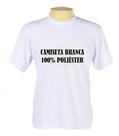 20 Camisetas Branca Lisa 100% Poliester Atacado Sublimação 20 Camisetas Branca Lisa 100% Poliester Atacado Sublimação