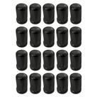 20 Capa De Porca Cromada Belga Preta 19mm Sprinter Fiorino S10