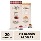 20 Cápsulas Para Nespresso Café Baggio Chocolate Trufado e Caramelo