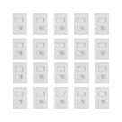 20 Conjunto Interruptor Simples Tomada Branco Liz Tramontina