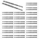 20 Corrediças Trilho Telescópico Larga 250mm X 45mm Abraplac