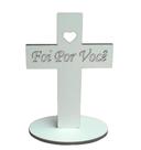 20 Cruz - Lembrancinha Cruz Dizeres Jesus Deus Foi Por Você mdf Branco 20 Cruz - Lembrancinha Cruz Dizeres Jesus Deus Foi Por Você mdf Branco