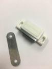 20 Fecho Magnético Guarda Roupa/armário Branco Com Parafuso