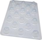20 Forma para Trufas 3 em 1 com Silicone 30g