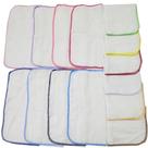 20 Fraldinha De Boca + 20 Fralda 70x70 Pinte E Borde -croche