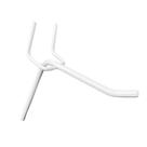 20 Gancho Para Eucatex 0,05 Arame 4mm Branco