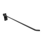 20 Gancho Para Painel Canaletado 25cm Arame 5mm Preto