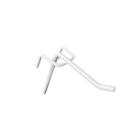 20 Gancho Para Tela 0,05cm - Arame 4mm Branco