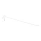 20 Gancho Para Tela Aramada 30cm - Arame 4mm Branco