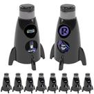 20 Garrafas Foguete 320ml Batman Aniversário Decoração Plasútil