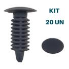 20 grampo rebite plastico forro interno 25mm pinheirinho