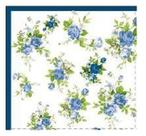 20 Guardanapos de Papel Folha Dupla Buquê Azul Floral 33x33 cm - Inspire sua Festa Loja 20 Guardanapos de Papel Folha Dupla Buquê Azul Floral 33x33 cm - Inspire sua Festa Loja