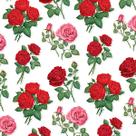 20 Guardanapos Decoupage Ambiente Flores Rosas Vermelhas