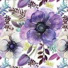 20 Guardanapos Decoupage Ambiente Flores Roxo