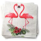 20 Guardanapos Flamingo Rosa Ave Tropical Decupagem Mesa