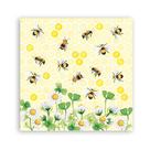 20 Guardanapos para Decoupage Ambiente Bees Joy 13314415