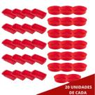 20 Jogo Bolo Forma Redonda e Forma P/ Pães Silicone Sortida