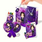 20 Kit 01 Lembrancinha Sacolinha Personalizada Wandinha