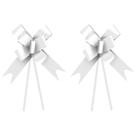 20 Laços Magico Branco Pronto para Embalagem Decoraçoes Presente Artesanatos Caixas Cestas