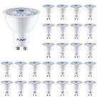 20 Lâmpada Dicróica Led GU10 Branco Quente 2700K 4W Bivolt
