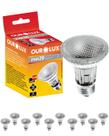 20 Lâmpadas Halógenas Ourolux PAR20 50W 220V E27 Luz Quente 2800K Amarela