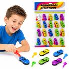 20 Mini Carrinhos Com Lançador Lembrancinha Festa Infantil
