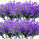 20 pacotes de flores artificiais Grunyia Daffodil ao ar livre (laranja)