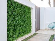 20 Painéis de Paredes Verdes Uv toque realista para jardim de Planta Artificial preço em atacado