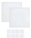 20 Painel Led Quadrado Slim 62x62 48w Bivolt Luz 4000k 20 Painel Led Quadrado Slim 62x62 48w Bivolt Luz 4000k