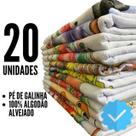 20 Panos de Prato Cozinha 39cm X 69 PÉ DE GALINHA cm Estampado Lindo 100% algodão Oficial com bainha Variados