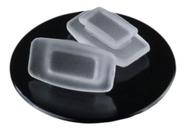 20 Par Plaqueta Oky Cartridge Silicone Quadrada Óculos