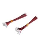 20 pares micro jst ph 1.25 2 pinos macho fêmea conector com cabos de fio 100mm