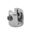 20 Peças Suporte Para Vidro U 10mm Cromado