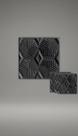 20 Placas 3D Decorativas Hexagonais 50x50cm Pretas
