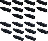 20 Plug Xlr Linha Pesada Tipo Xlr 10 Canon Macho Femea Csr 20 Plug Xlr Linha Pesada Tipo Xlr 10 Canon Macho Femea Csr