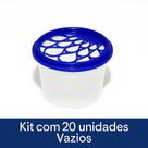 20 Potes Anti Mofo (vazio) Para Cloreto De Cálcio