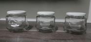 20 Potes de vidro para geléia 300ml c/ tampa de metal Branca 20 Potes de vidro para geléia 300ml c/ tampa de metal Branca