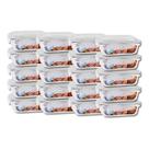 20 Potes Herméticos 1520ML p/ Forno Airfryer Assados c/ Tampa