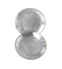 20 Pratos Acrílico rígido Refeição Resistente 15cm Cristal