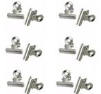 20 Presilhas Curvatura C Inox Tips De Fibra Gel Porcelana