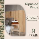 20 Ripas de Madeira Pinus 4x2 cm Kit para Artesanato, Decoração e Marcenaria 20 Ripas de Madeira Pinus 4x2 cm Kit para Artesanato, Decoração e Marcenaria