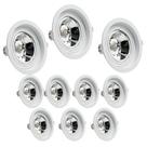 20 Spots Embutir Redondo Ar111 Gu10 Dirigível Save Energy
