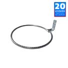 20 Suporte Anel 12cm Parafusar Fixar Parede Painel, Sem Vaso